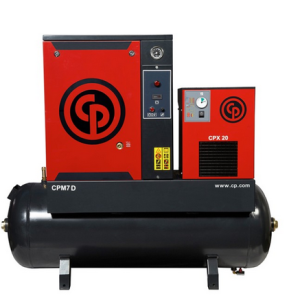 Compressor with dryer/tank