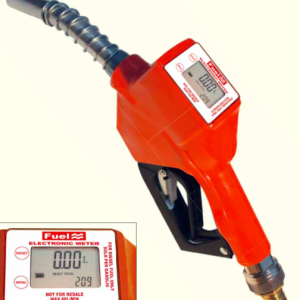 Diesel/fuel nozzle with digital flowmeter